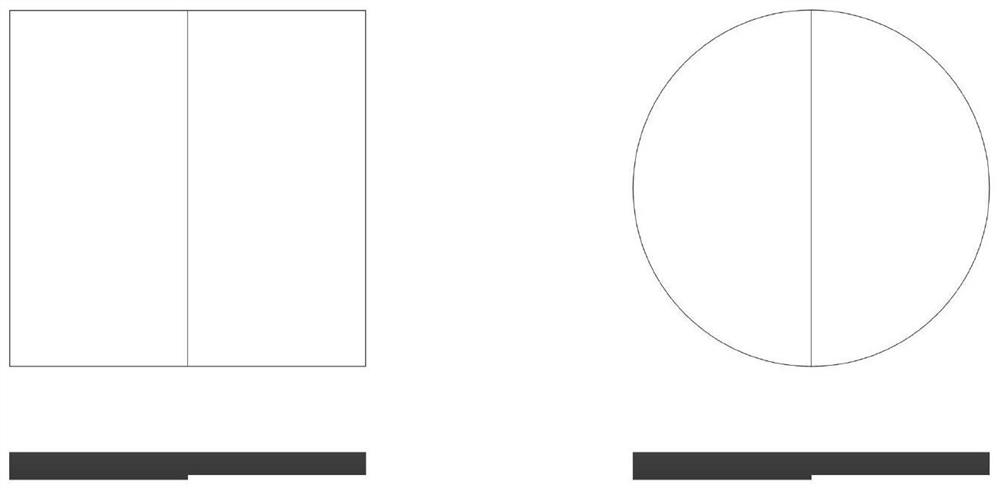 Diaphragm-free interference type optical fiber acoustic sensor probe and optical fiber acoustic sensor