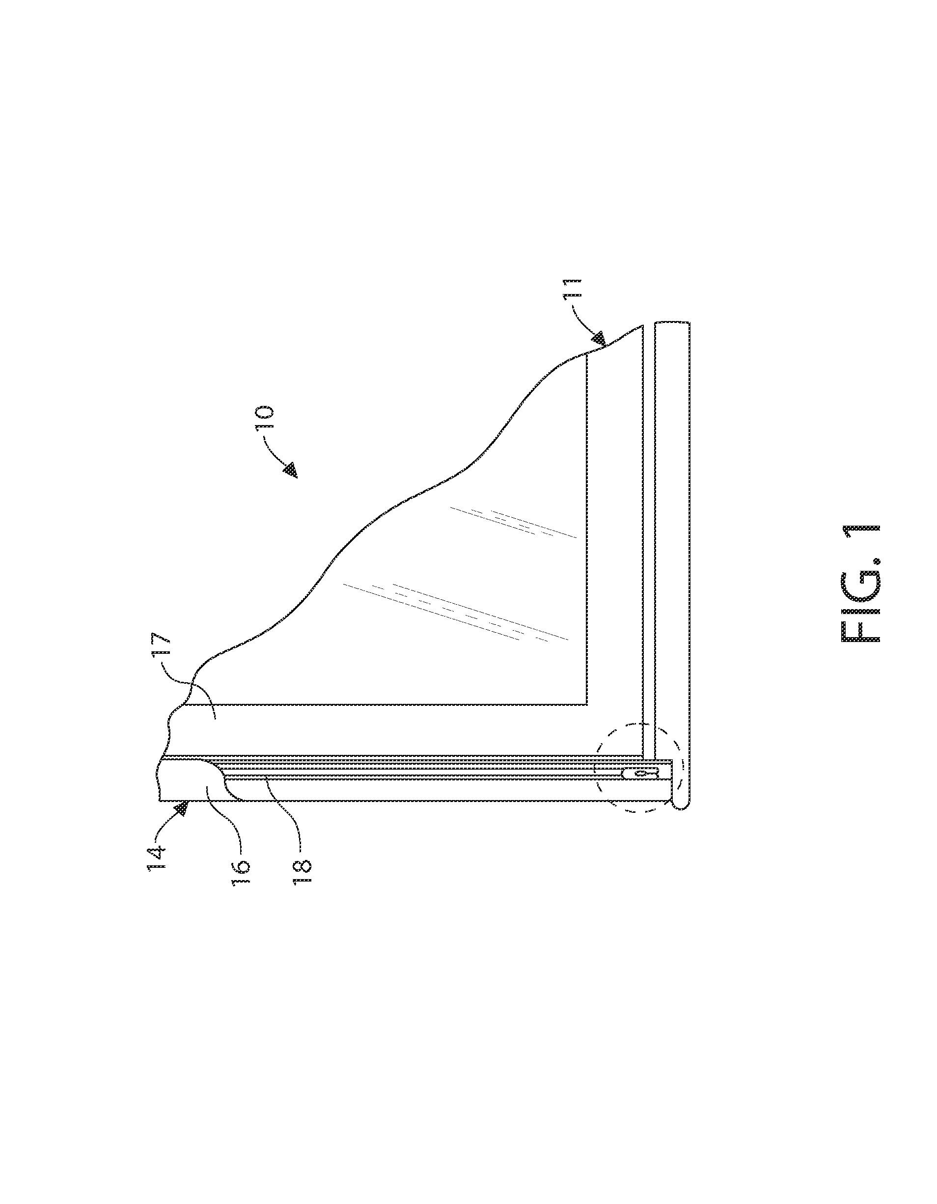 Rounded shoe and position brake assembly for the counterbalance system of a tilt-in window