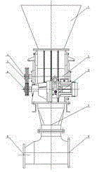 Pneumatic wheel type ice conveyer