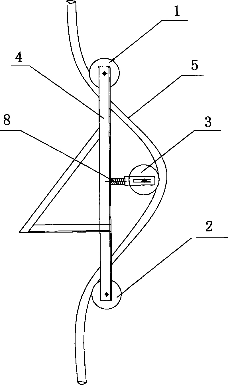 Method for laying vertical cables for extra-high building