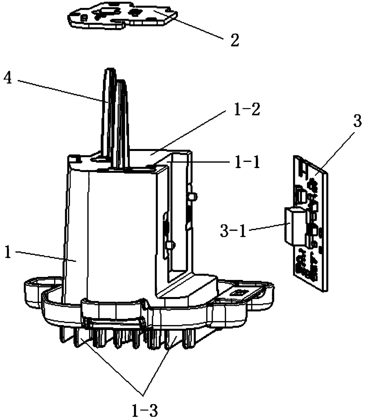 Integrated type LED light-emitting unit