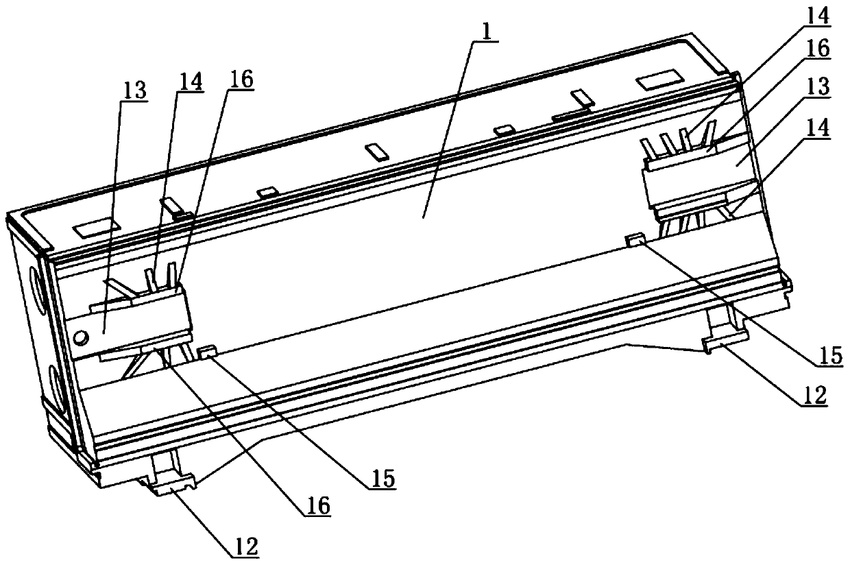 Cross beam for viaduct type gantry machining center