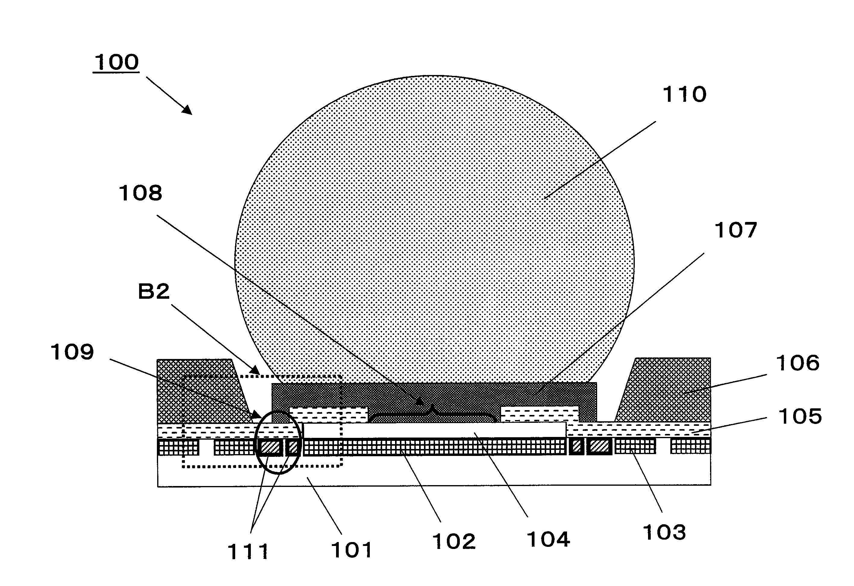 Electrode structure for semiconductor chip with crack suppressing dummy metal patterns