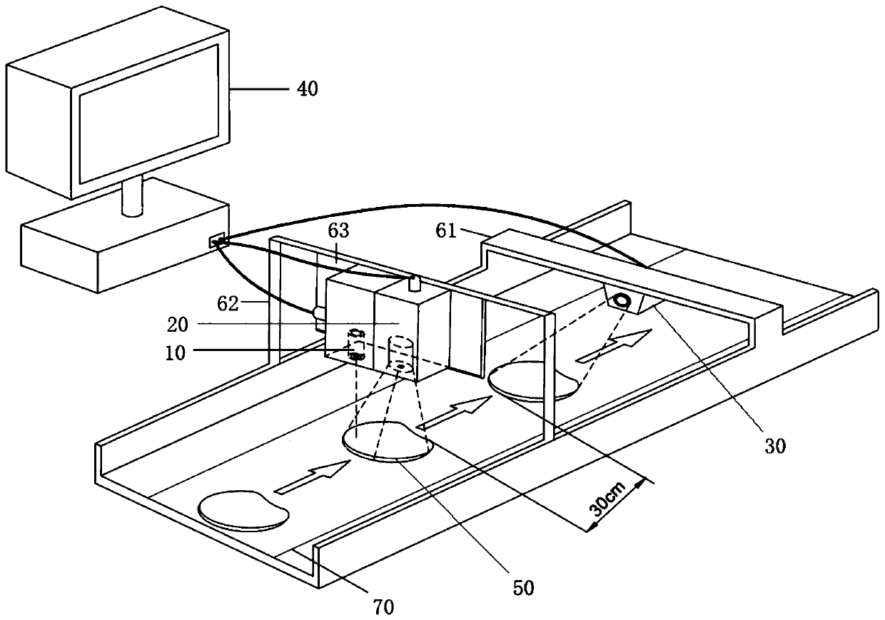 Vision imaging technology-based chicken breast lignification degree grading device and method thereof