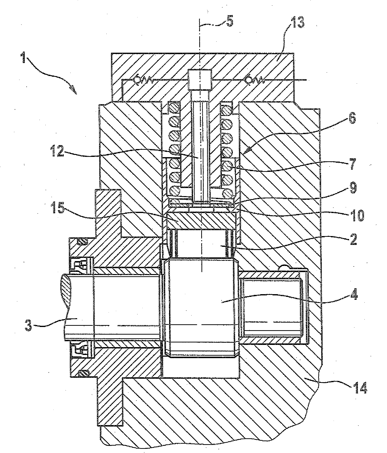 High-pressure pump for delivering fuel comprising a torsion-decoupled compression spring element in the plunger unit