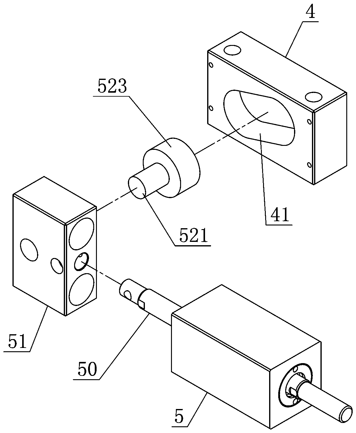 Anti-scratch clamping adjustable device in metal circular saw