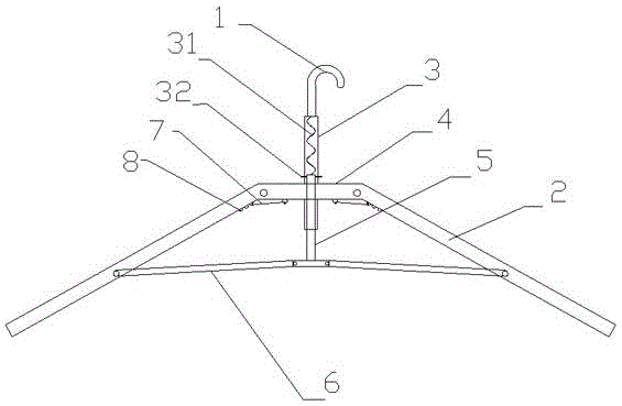 a folding hanger