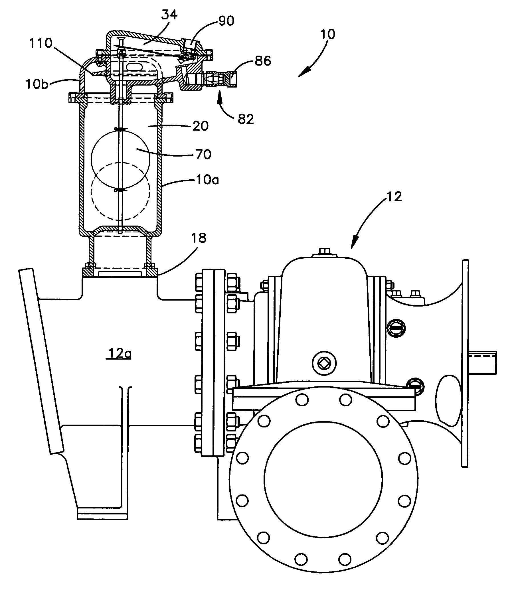 Priming apparatus for a centrifugal pump