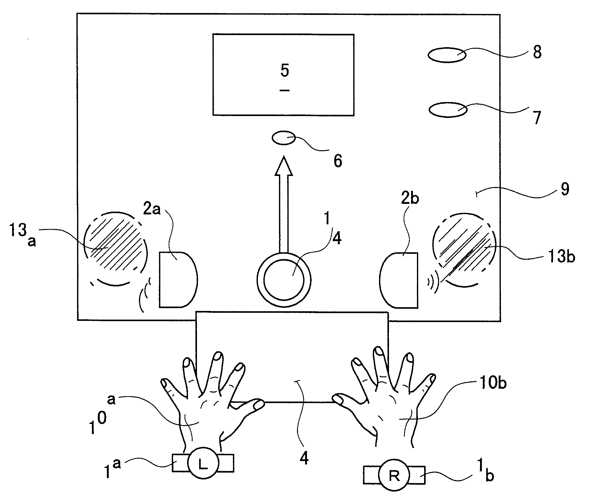 Two-hand switch device