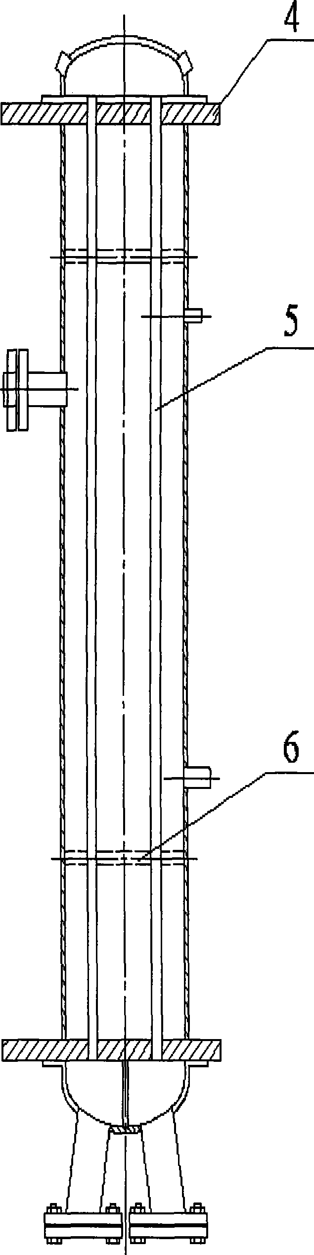 Efficient anti-scaling condensation pipe