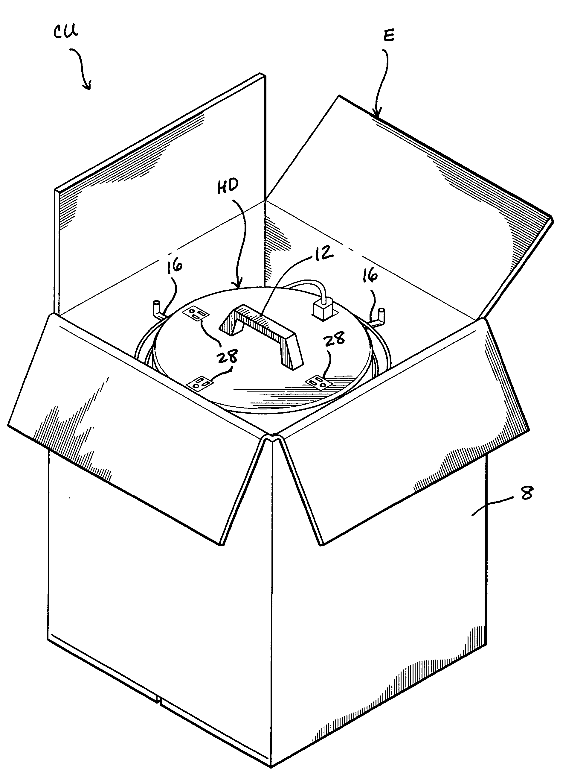 Device for holding decorative string lights