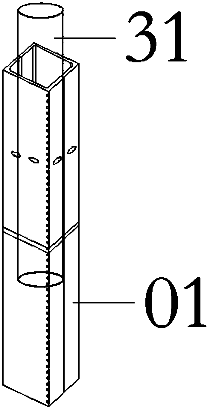 Double-channel steel auxiliary pile pulling equipment applied to building structure pile foundation