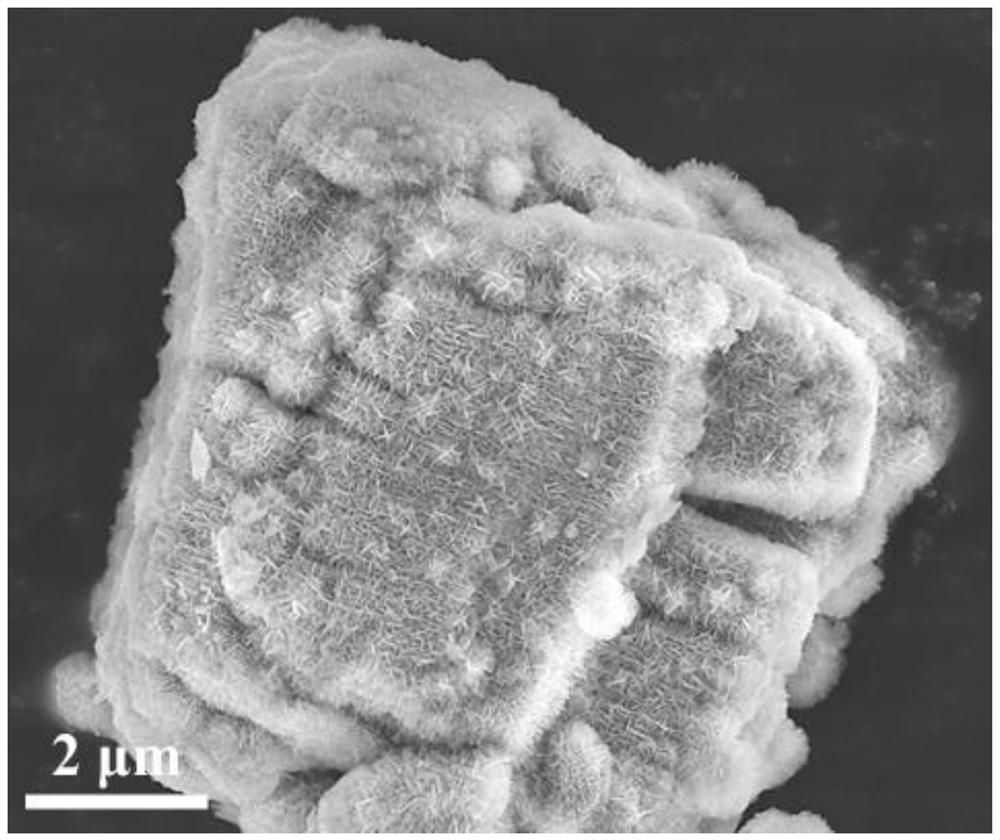 a mote  <sub>2</sub> /mxene composite material and preparation method thereof