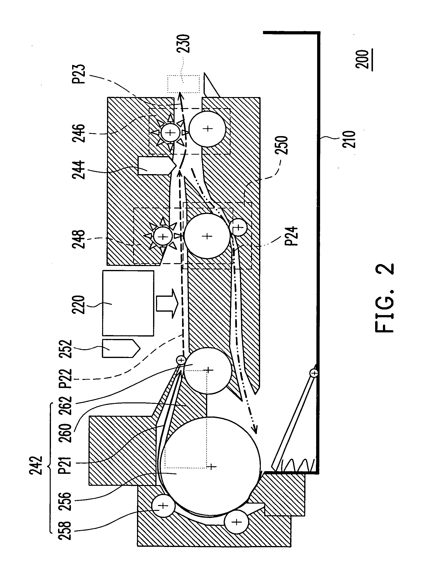 Sheet-feeding module for double-side printing and double-side printing method