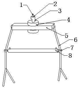 Flexible hanging basket pendant for agricultural planting