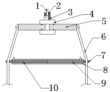 Flexible hanging basket pendant for agricultural planting