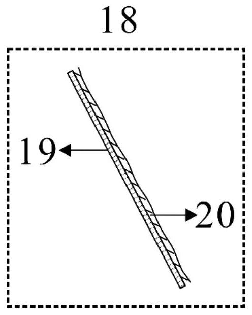 Liquid film thickness measuring system based on optical microwave interference