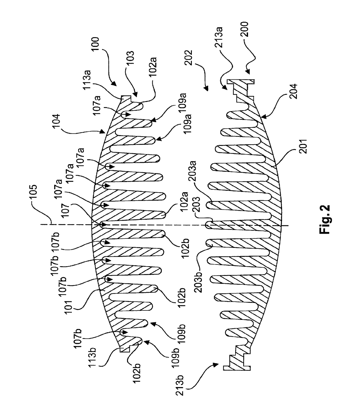 Antenna cover, use of an antenna cover, adapter for connecting two antenna covers and method for producing a lens-shaped antenna cover
