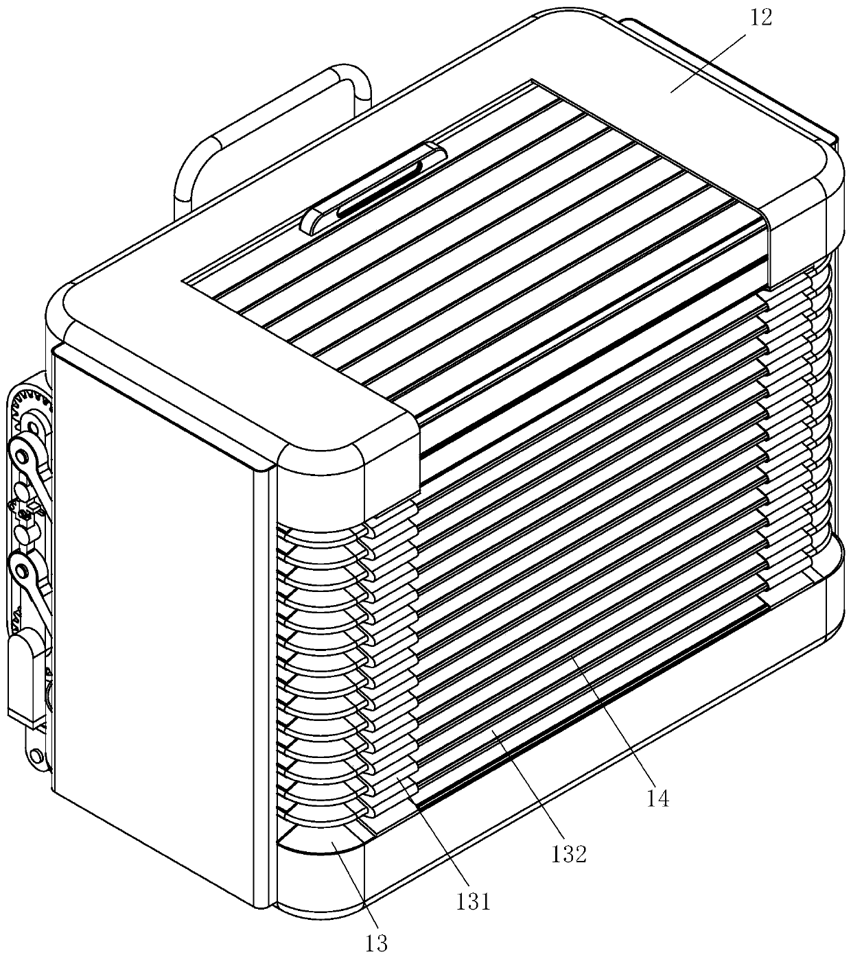 Volume-variable multifunctional luggage case