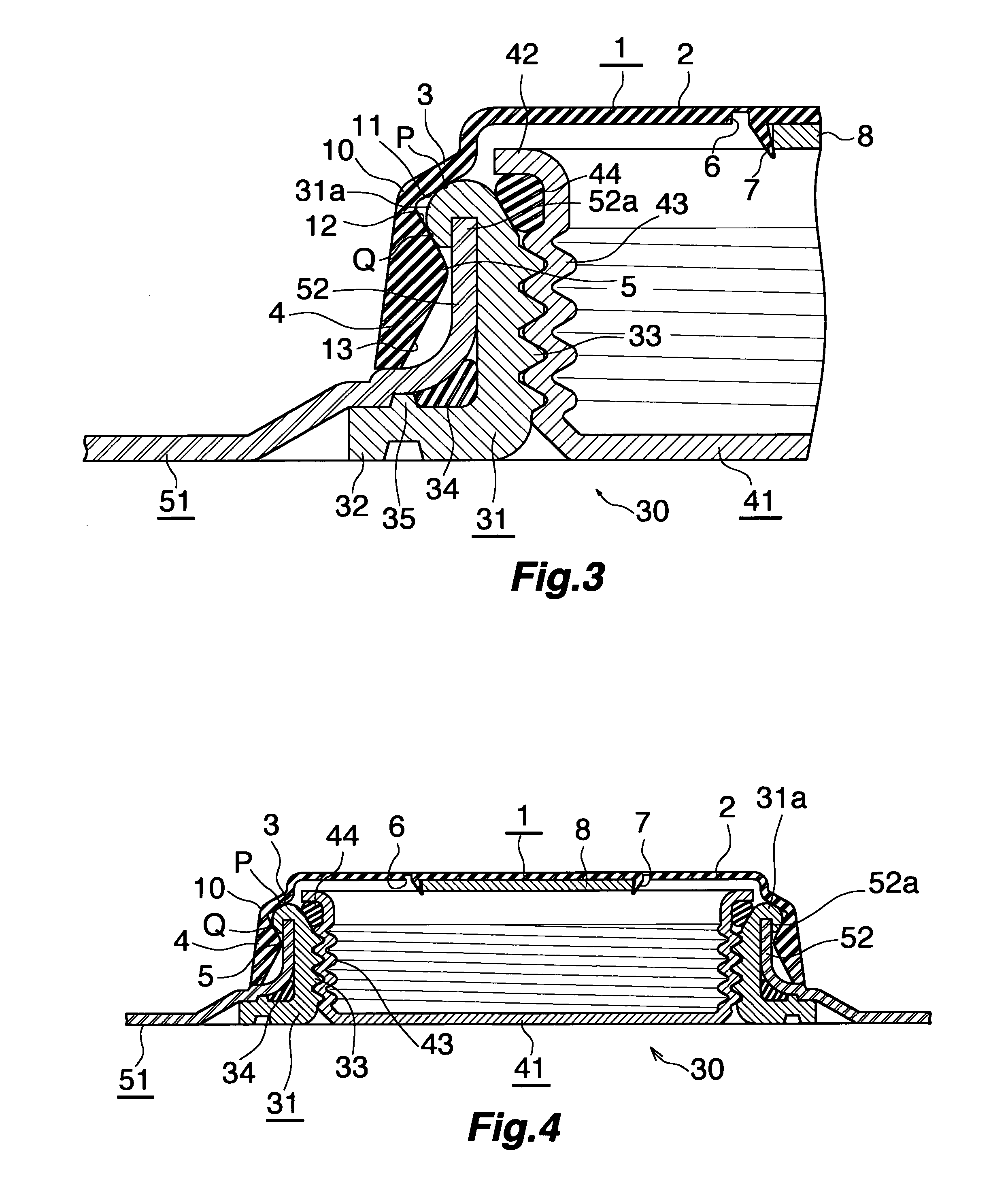 Cap seal for container such as drum, and doubly-sealing apparatus of container such as drum using the same
