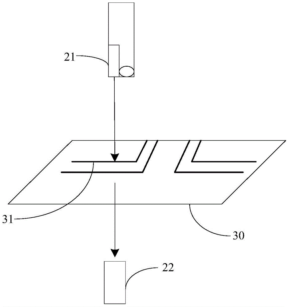 A panel lead detection device and detection method