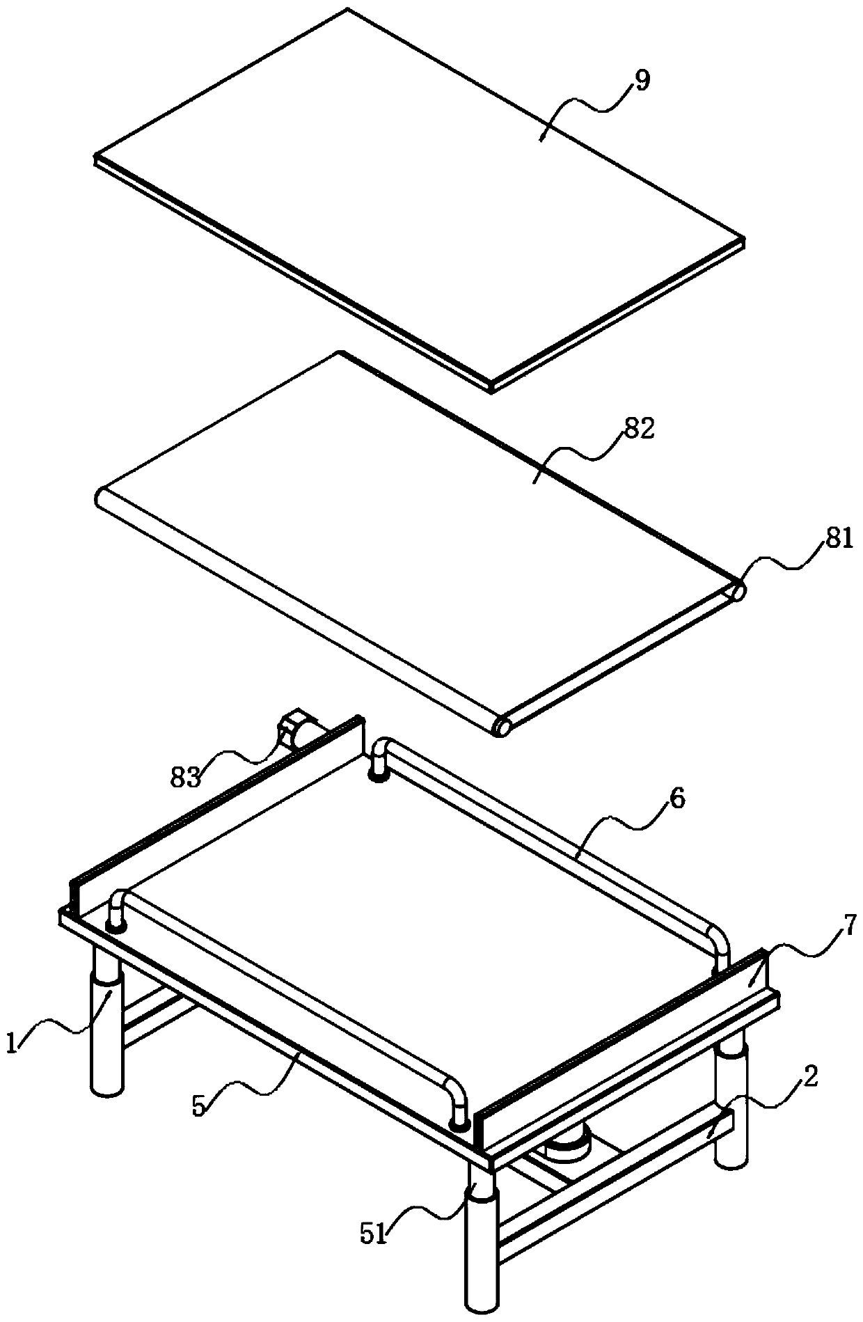 Orthopedics special nursing bed without moving patient