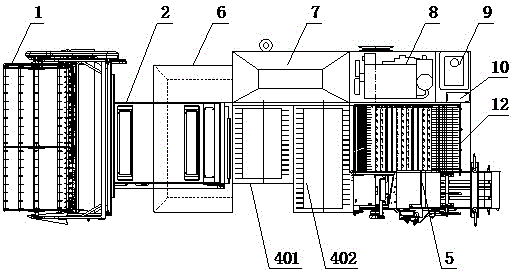 A rice-wheat combined harvesting and bundling integrated compound working machine