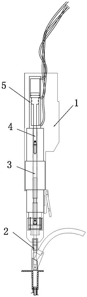 A hand-held locking screw tool and a locking screw machine containing the tool