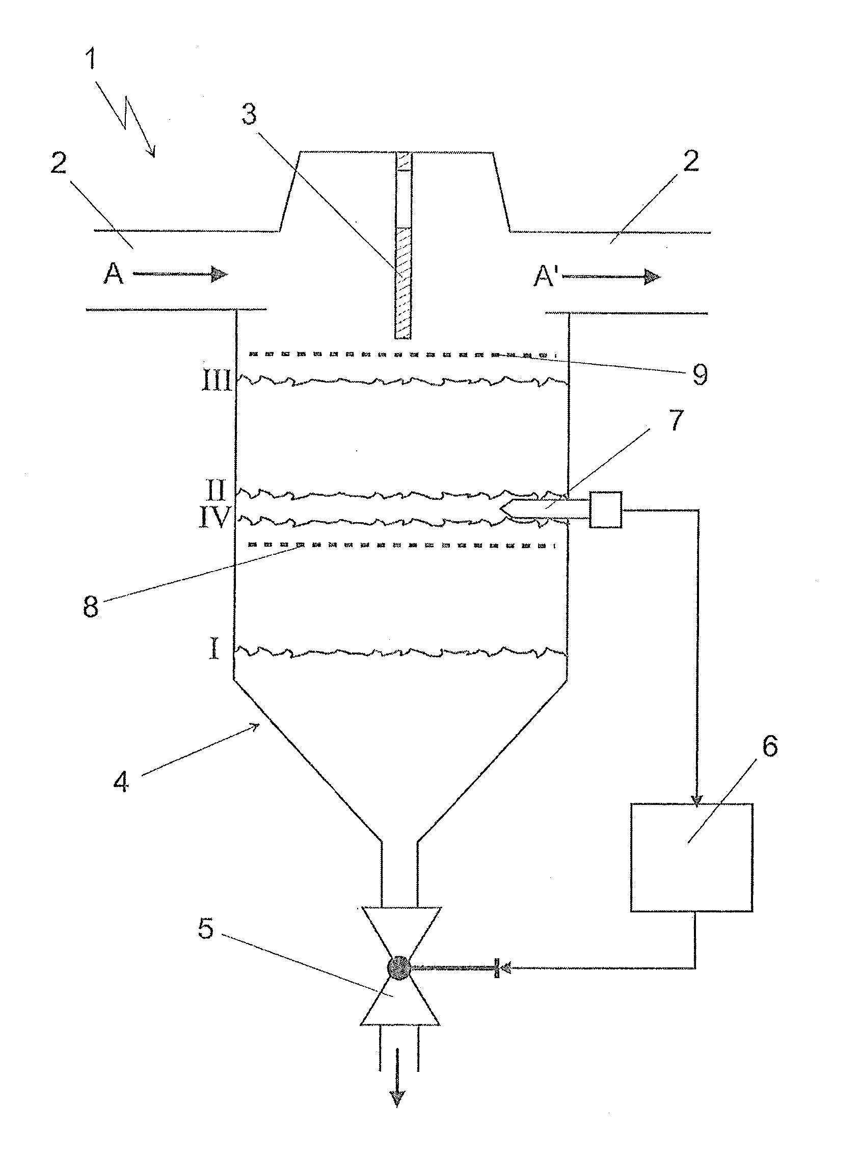 Method for Discontinuously Emptying a Container