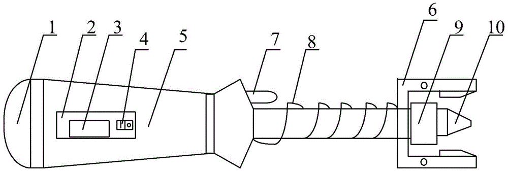 Multifunctional screwdriver with illuminating device and screw clamping device