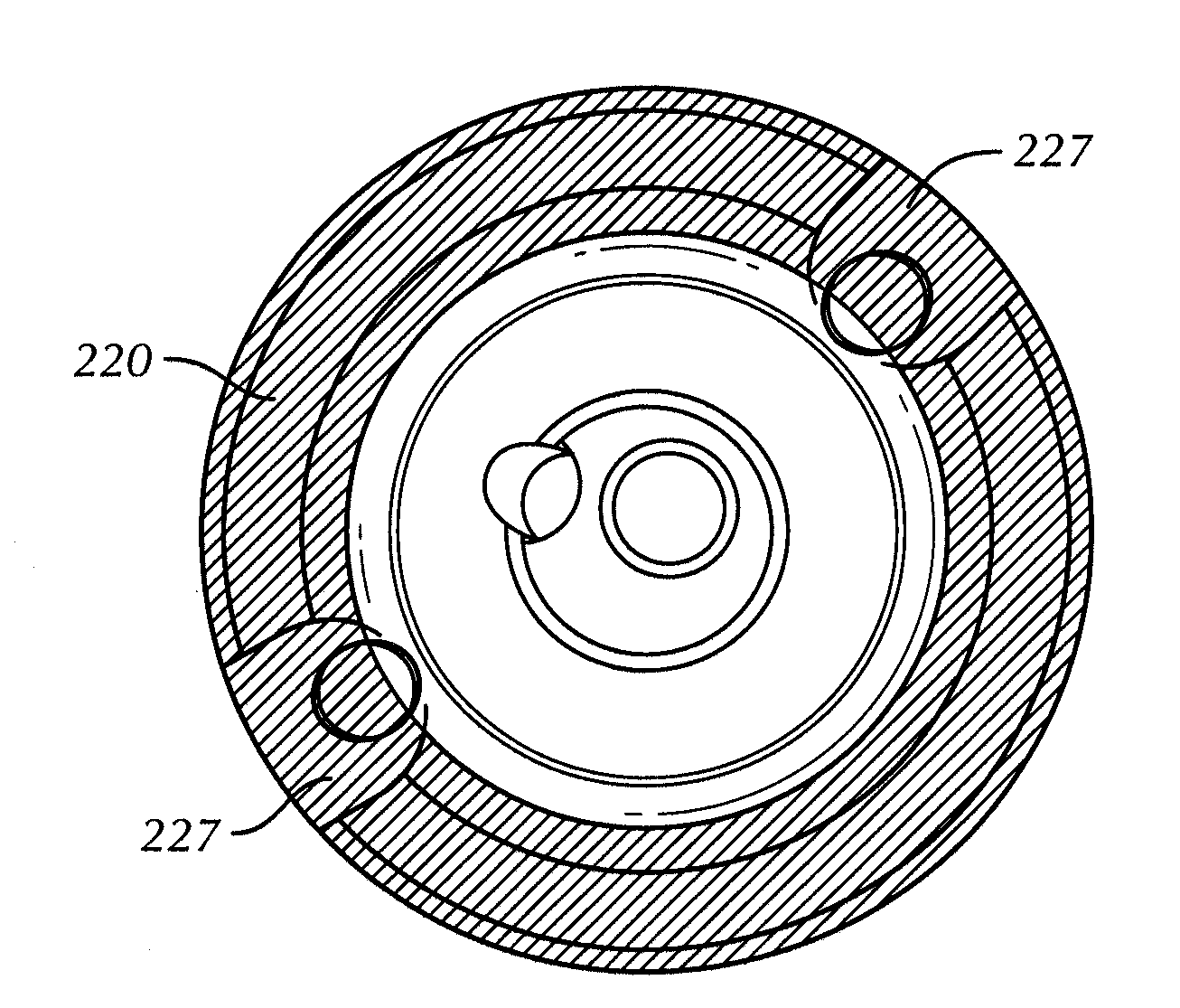 Air circulation ports in rotary rock bit journal bearing