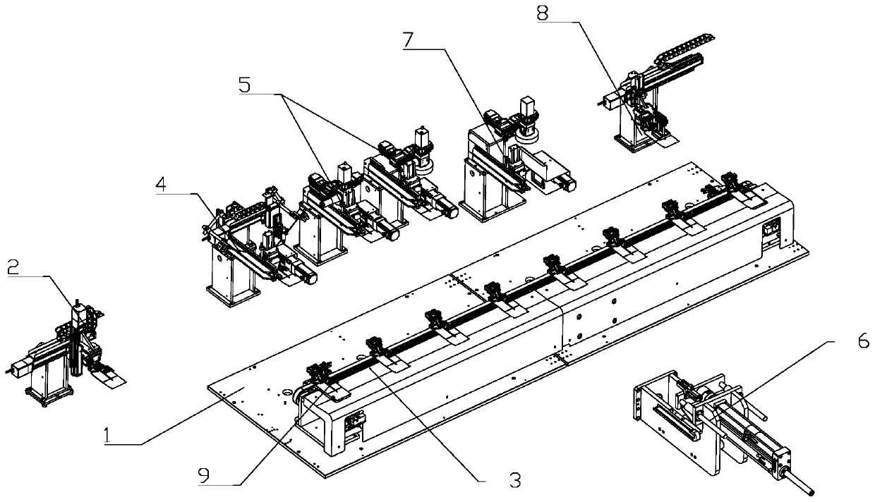 Jig for welding cable on probe connector