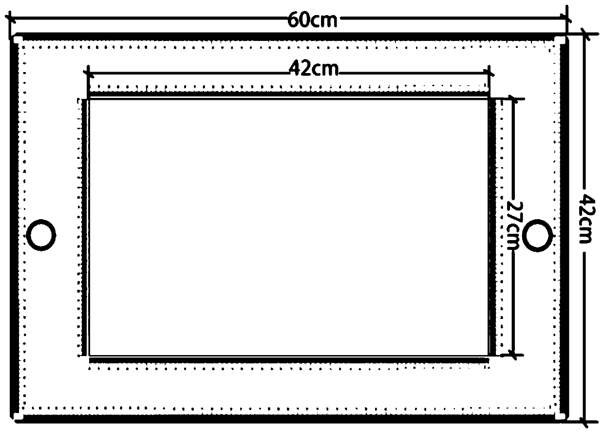 Manufacturing method of plant specimen shooting background plate