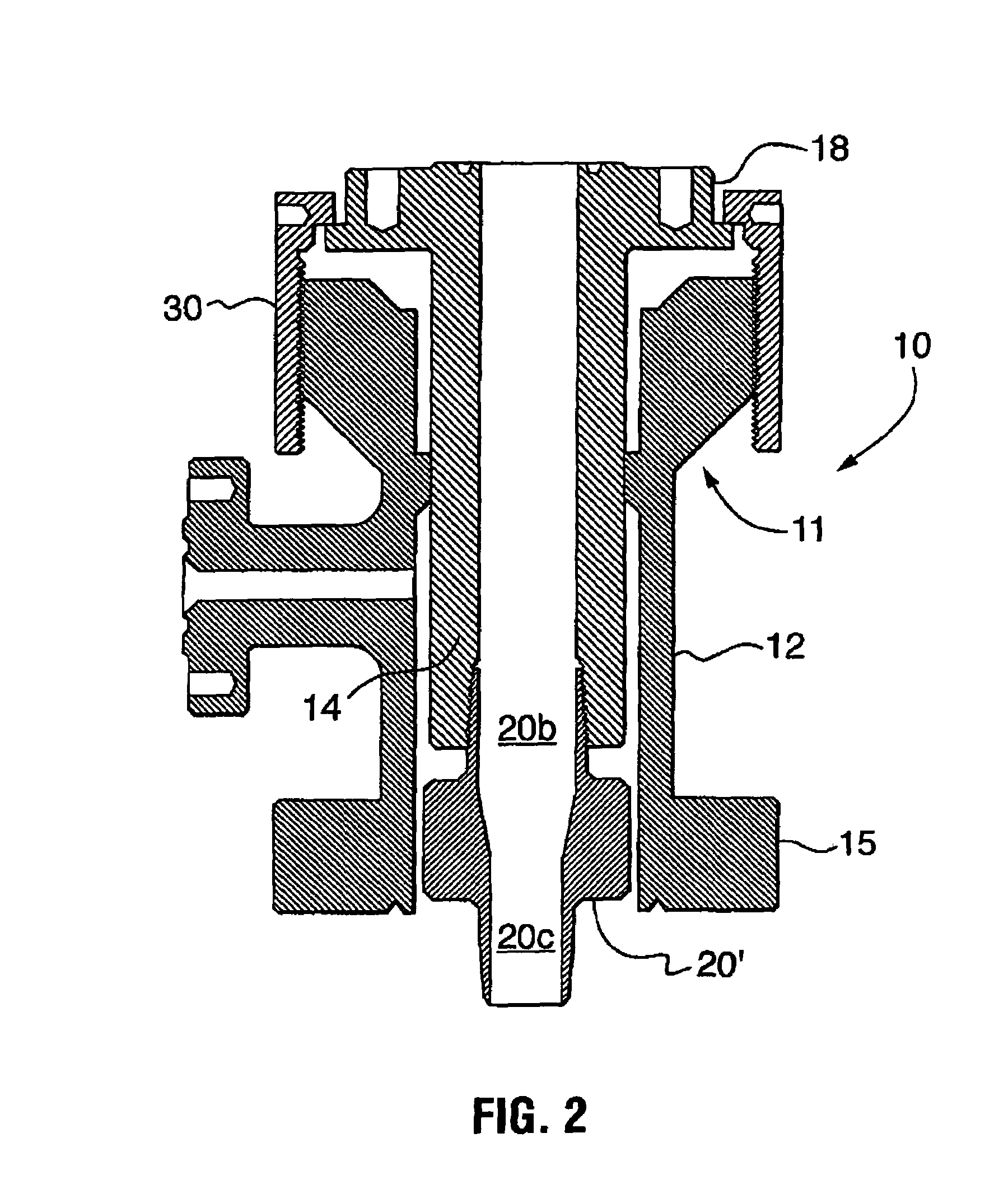 Well stimulation tool and method for inserting a backpressure plug through a mandrel of the tool