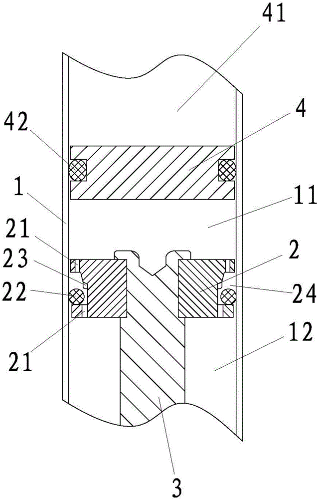 A telescopic structural unit and a telescopic rod composed of the structural unit