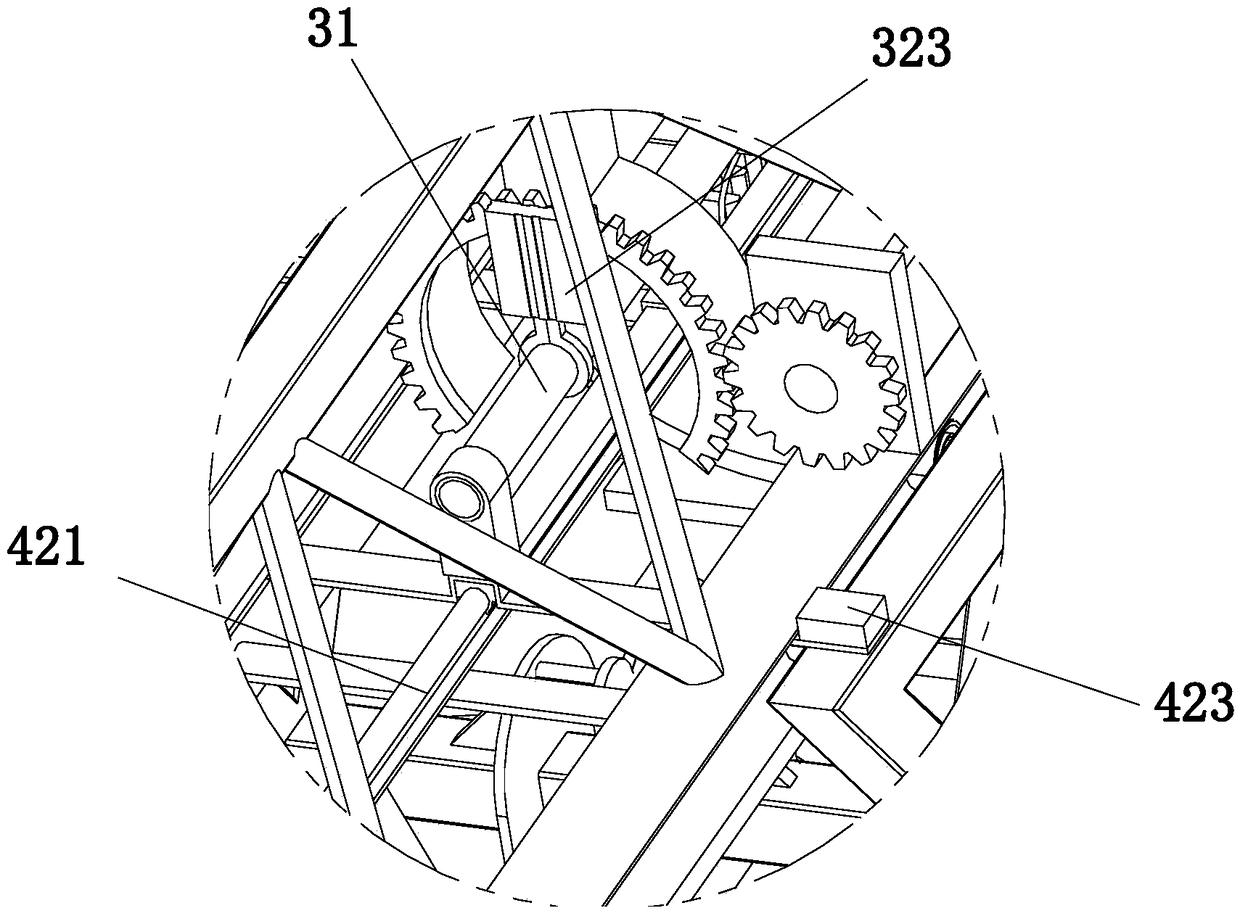 Working method of tower crane spraying device capable of improving dust removing effect in construction site