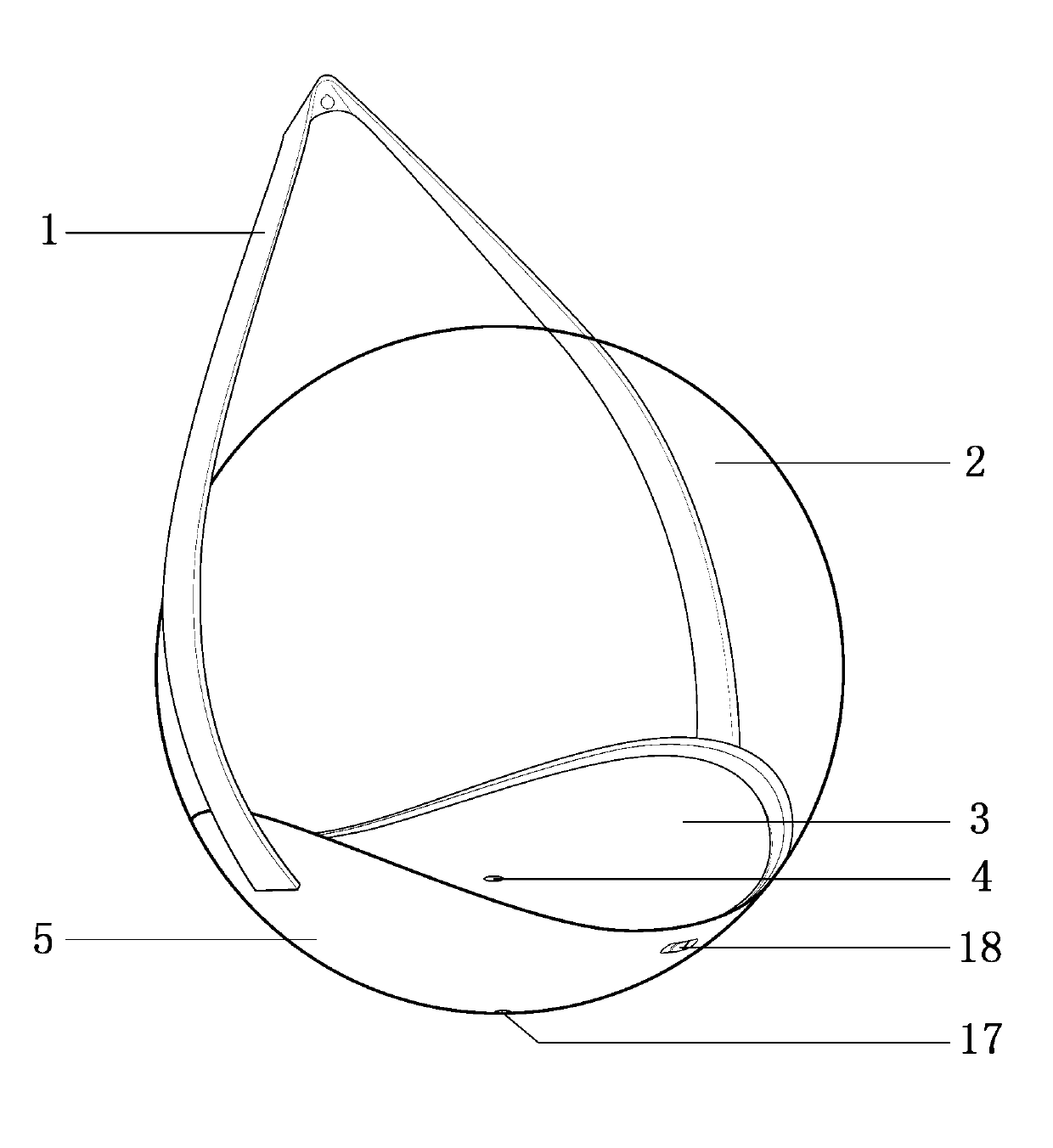 Humidity detection alarming ball