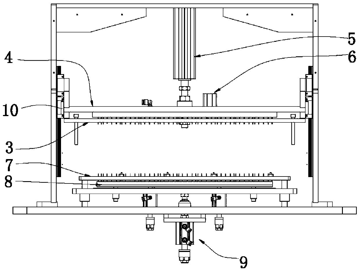 Soft key vacuum adsorption calibration assembly equipment