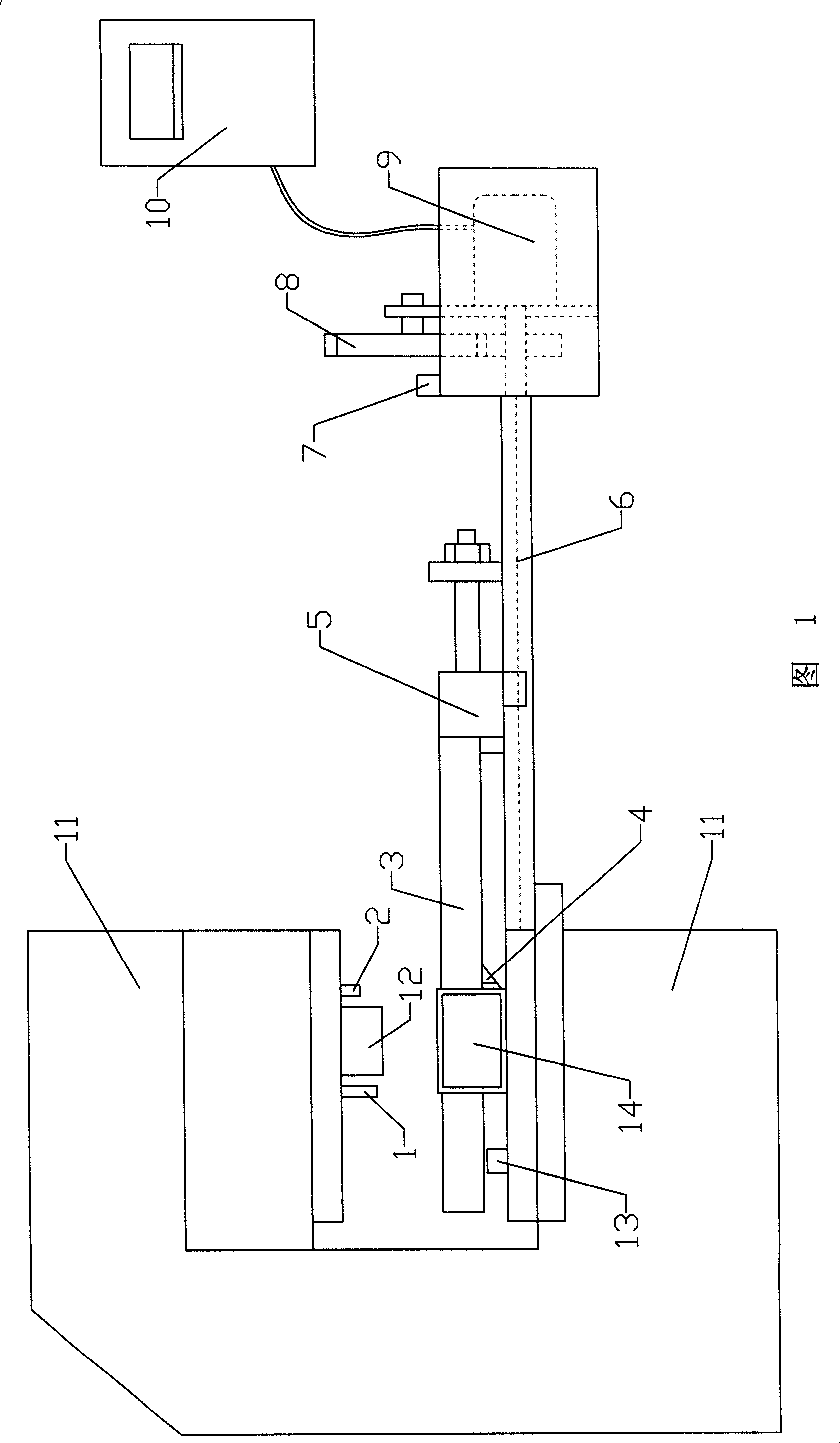 Internal welded radiator header tube hole punched device and process thereof