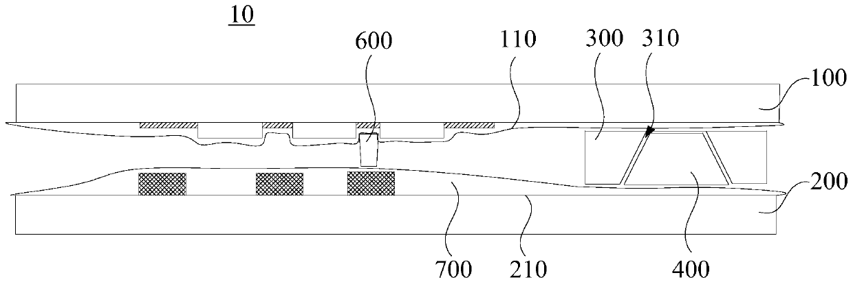 Liquid crystal display panel and substrate attaching method