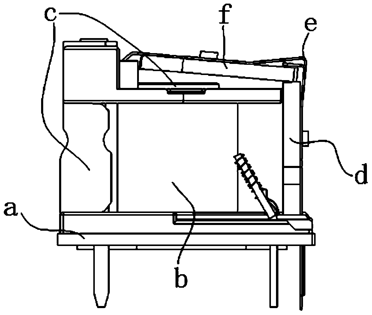 Inverted miniature relay