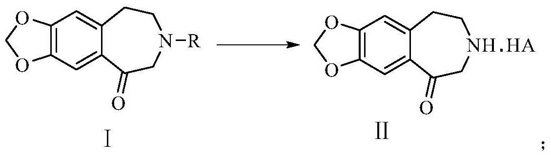Synthetic method of harringtonine intermediate with D-ring