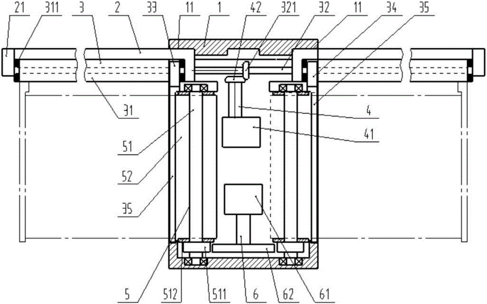 Base for interior reflector