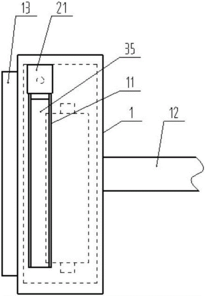 Base for interior reflector