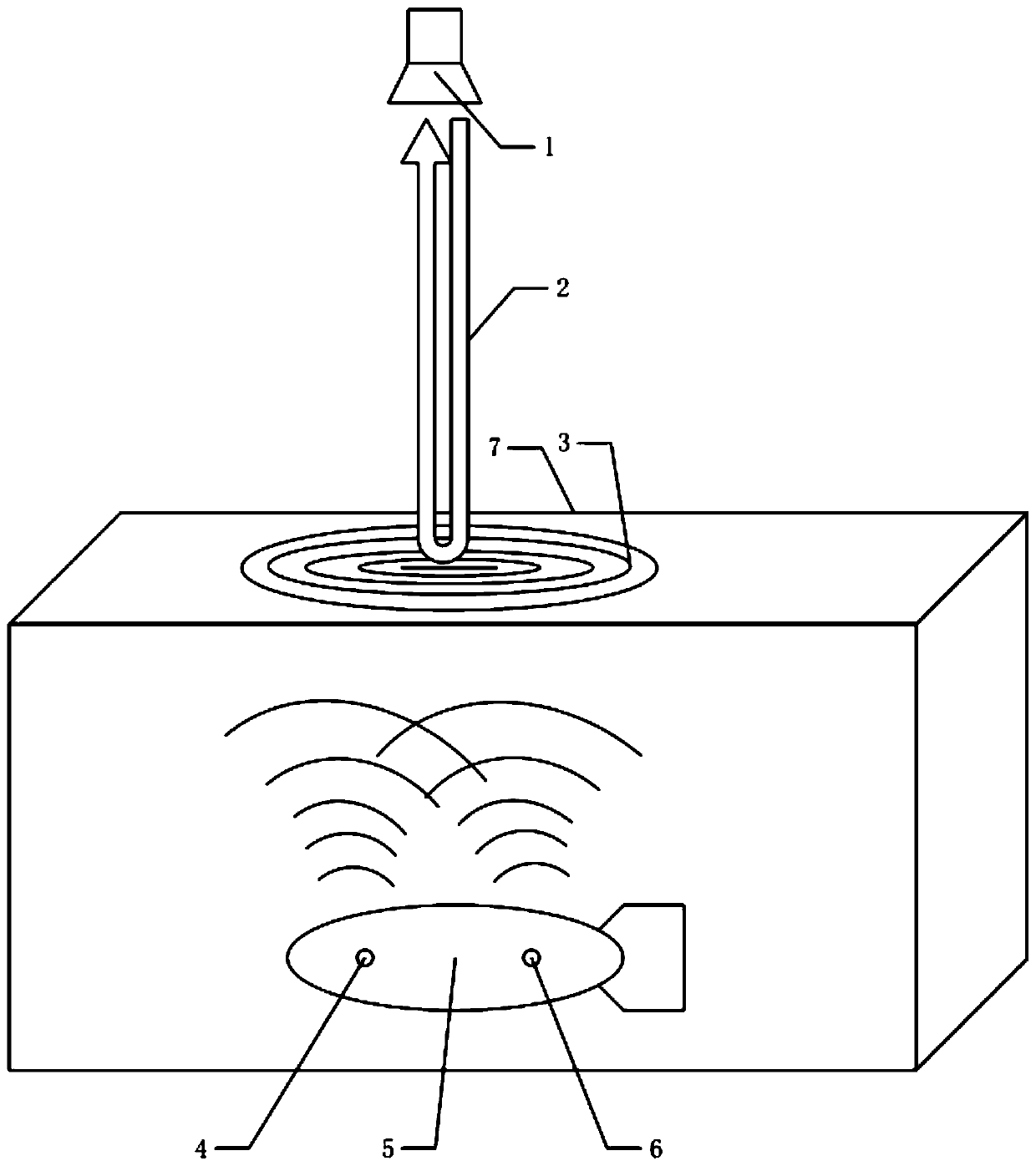 Acoustic-optical-based cross-medium covert communication system and method