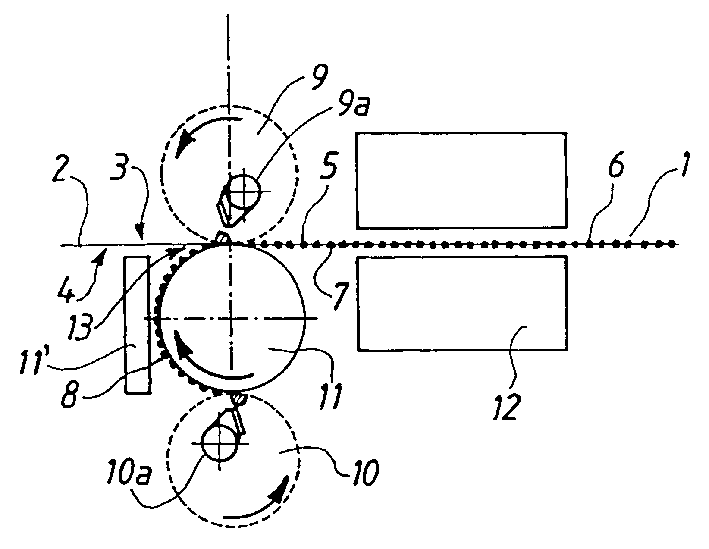 Process for manufacturing fusible interlining and fusible interlining thus obtained