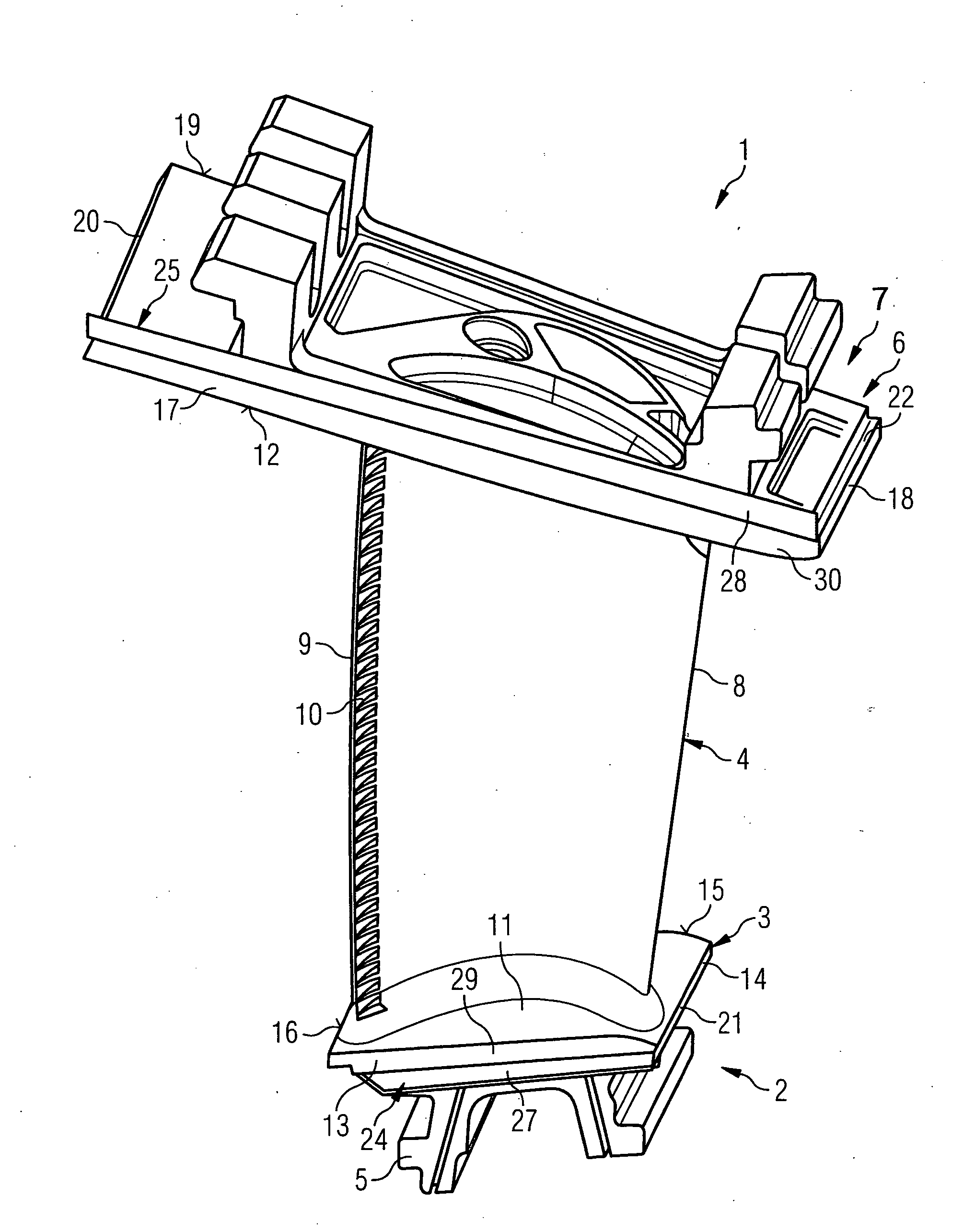 Process for preparing turbine blades or vanes for a subsequent treatment, and associated turbine blade or vane