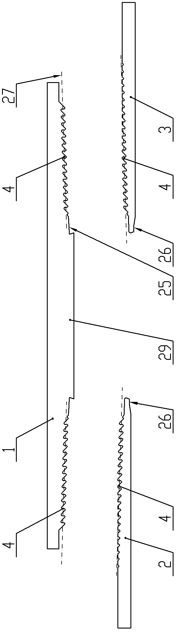 Connecting joint with special knuckle threads for oil casing