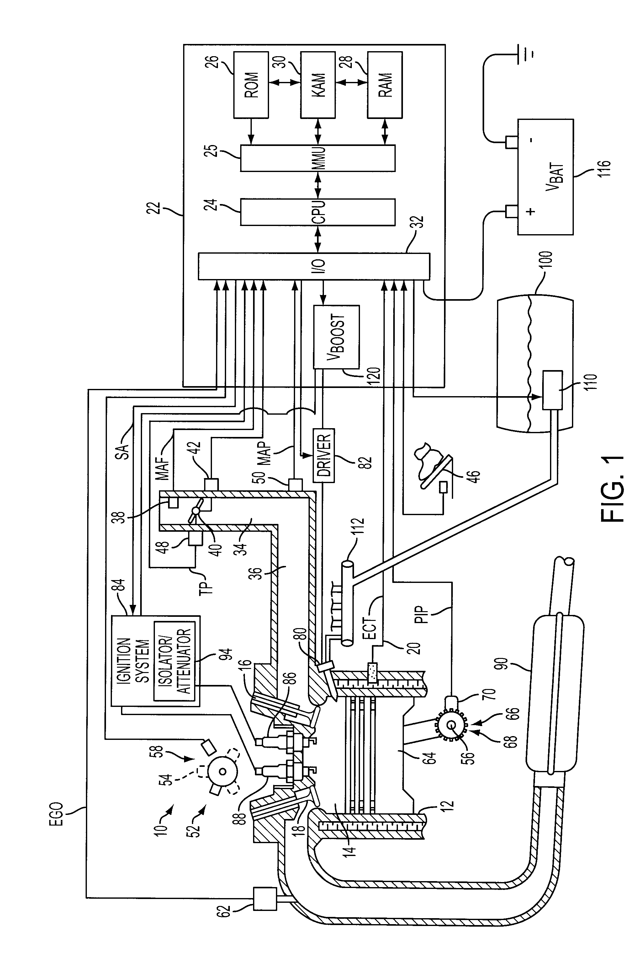 Internal combustion engine with multiple spark plugs per cylinder and ion current sensing