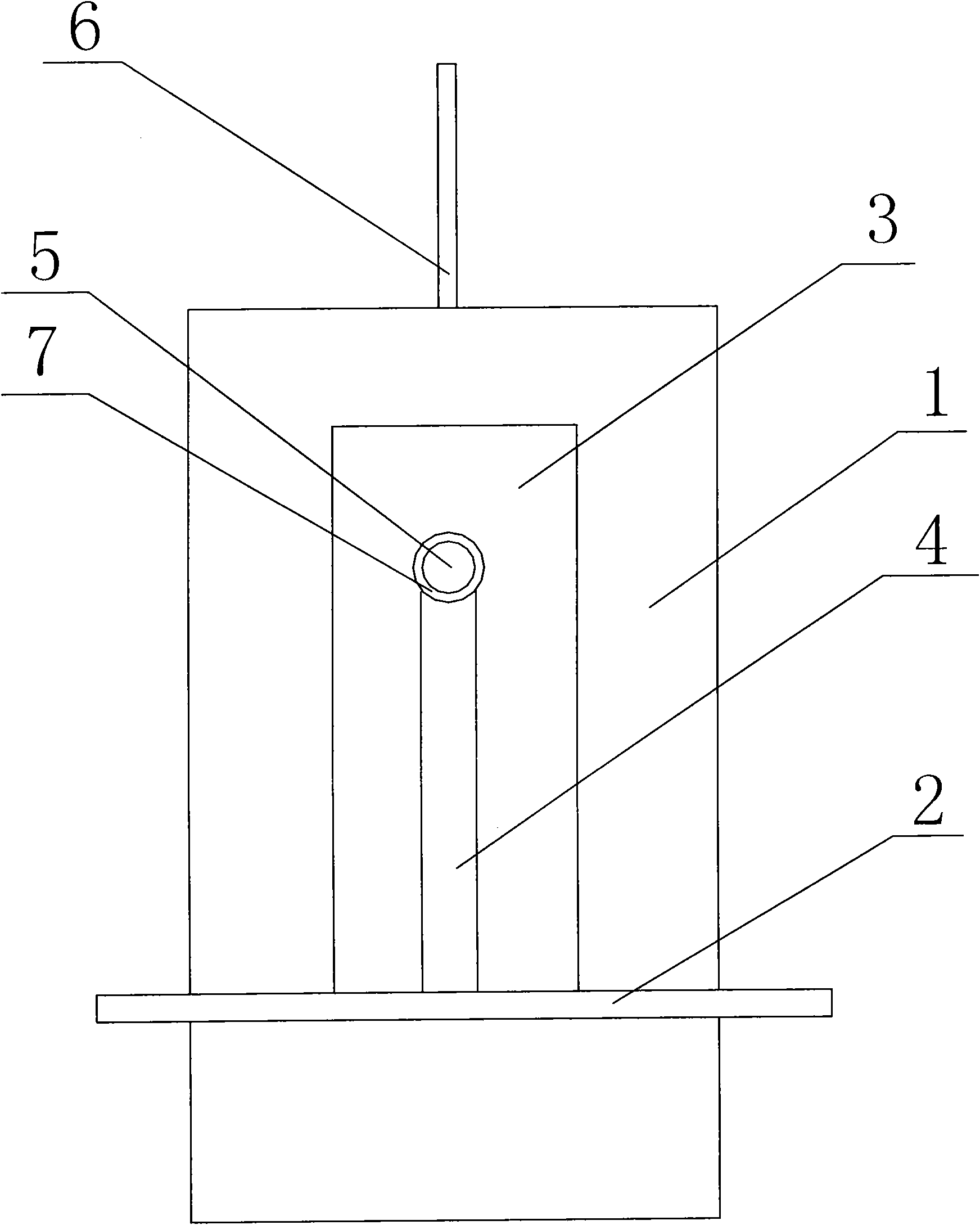 Auxiliary tool for reserving hole